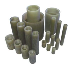 Collection of Dura-Tech fiberglass pipe reducers in various sizes and configurations